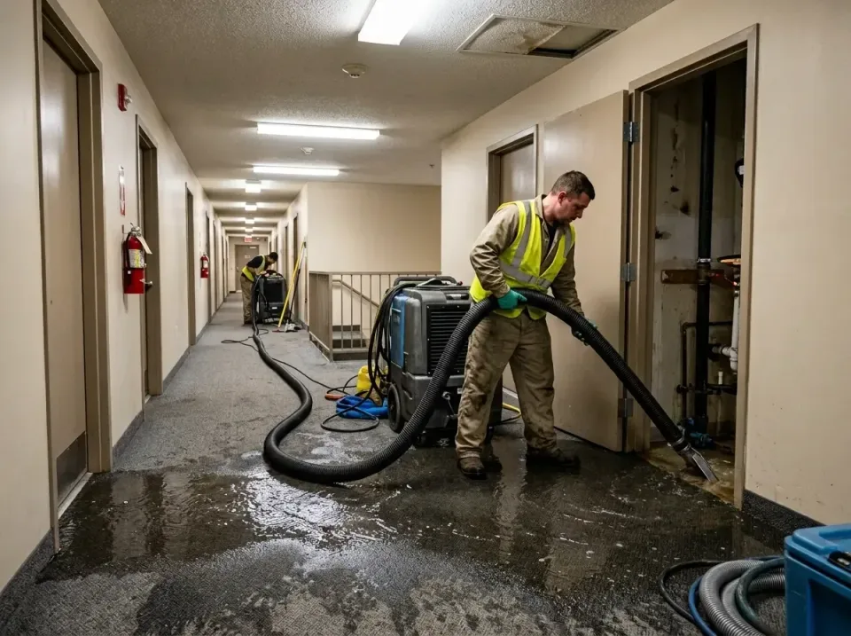 multi-unit-apartment-hallway-f-005 — frequently asked questions, Emergency Burst Pipe Water Extraction & Removal in Vero Lak…